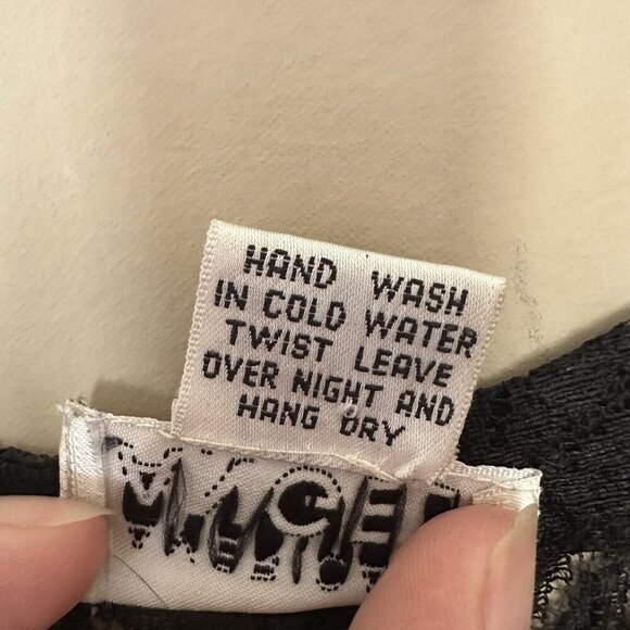 Vintage Black Lace Maxi Dress Women S Whimsigoth Victorian Witchy Gothic Vampire - Picture 5 of 8